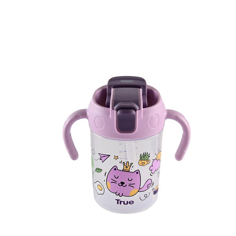 True Gold- 2 Stages Drinking Cup With Handles-300 ml-12+ months-BPA FREE– Silicone Spout-& Hard Spout