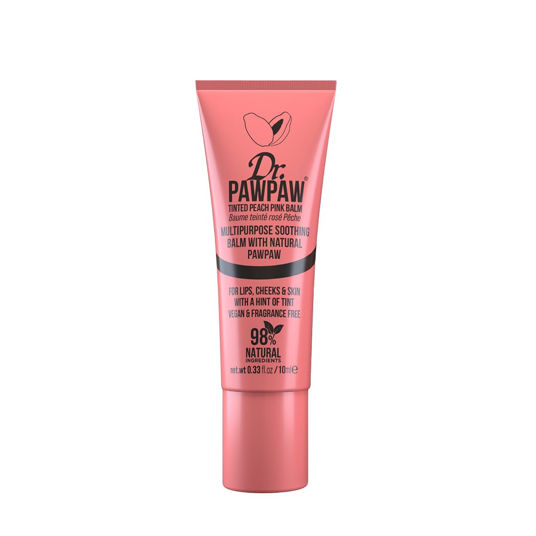 Dr PAWPAW PAW PAW Lip Balm, Tinted Peach Pink, 10 ml - Lot of 15