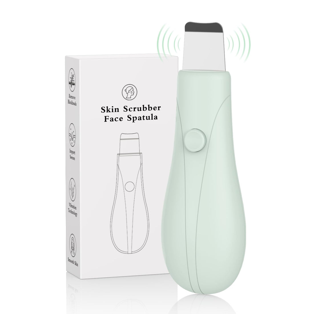 Blackhead Remover Tools, Black Head Remover for Face and Nose, Deep Pore Cleaner for Daily Skin Care, Skin Care Tools for Men and Women, Travel Blackhead and Whitehead Removal (Green)
