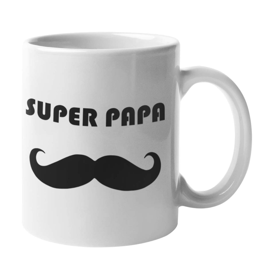 Shirtinator Mug Dad Gift I Super Dad I Birthday Father's Day Gift Idea Father's Day Moustache