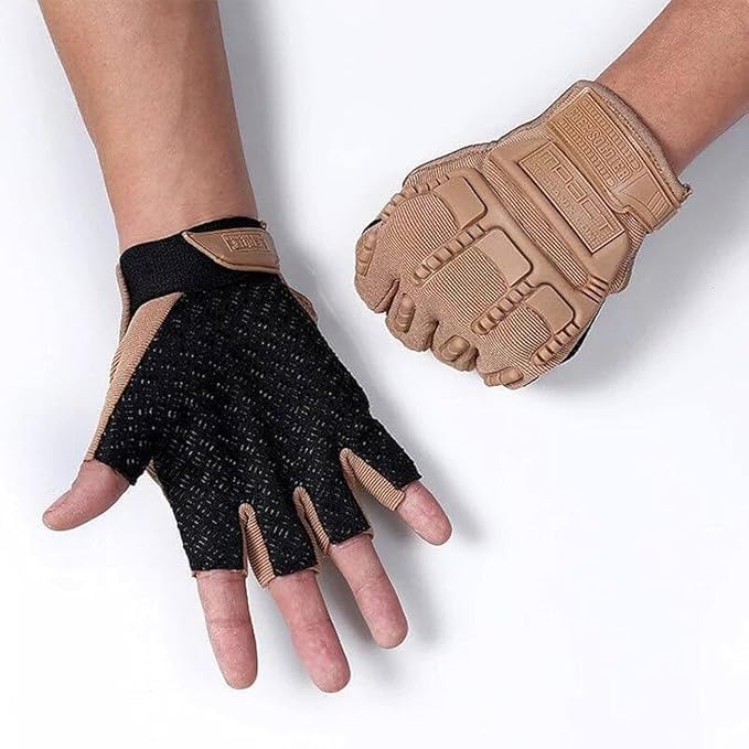 Cycling Gloves Non-Slip Half Finger Cycling Gloves Fingerless Sports Gloves for Fitness Training Outdoor Sports