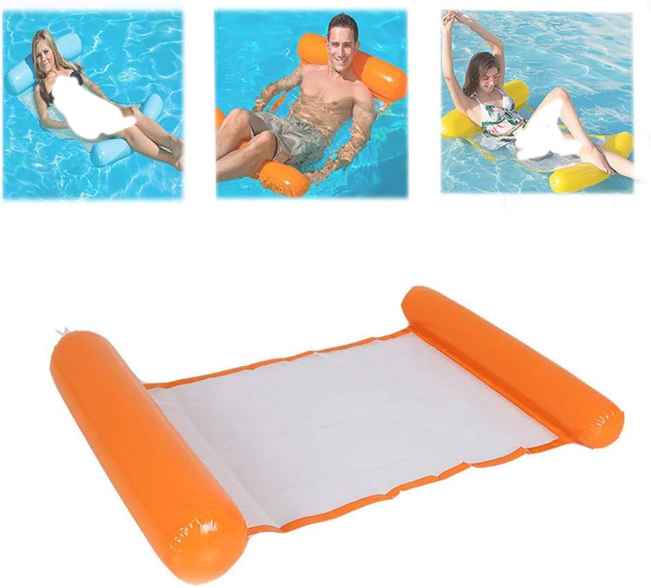 Multi Use Floating Hammock, Inflatable Hammock, Inflatable Swimming Pool 4-in-1 Floating Multi-Use Foldable Floating Hammock Portable Ultralight Float