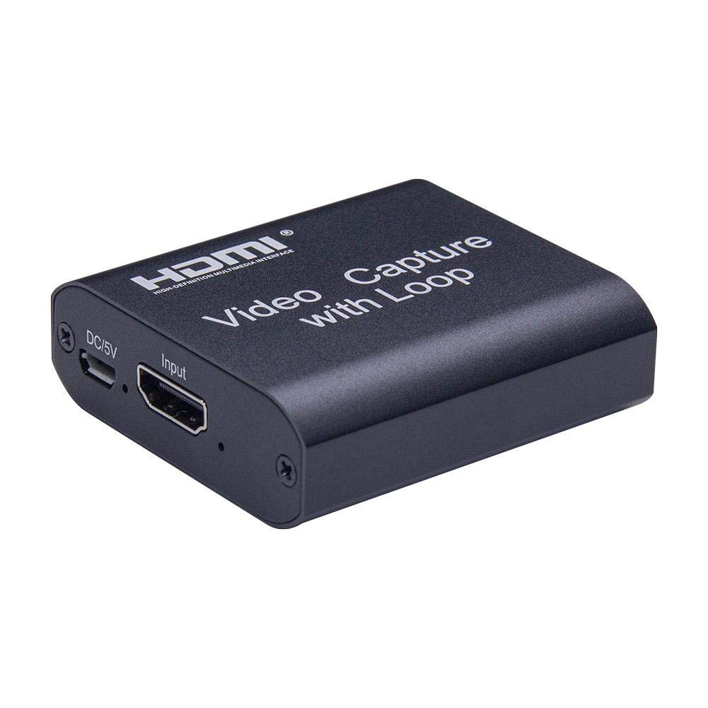 Ya-tube HDMI BIG HD Video Capture Card, USB 3.0 UVC and UAC, Windows 10, Black, USB Connector, HDMI Interface