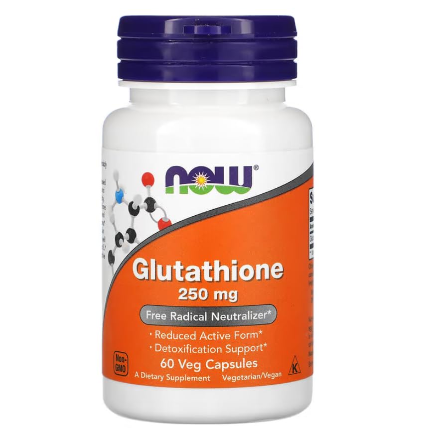 Glutathione 250mg | 60 Veg Capsules | Antioxidant Support for Cellular Health & Immune Balance | Non-GMO, Gluten-Free