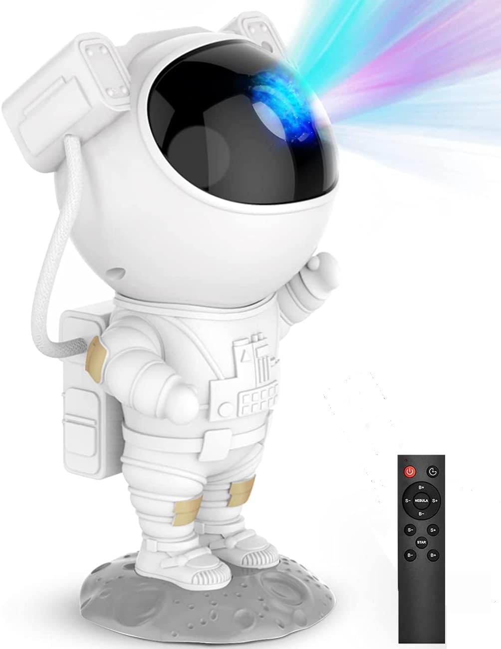 Galaxy Projector Astronaut Night Light Starry Sky LED Night Sky Lamp with Timer and Remote Control Stars for Kids and Adults 8 Lights Multi Color