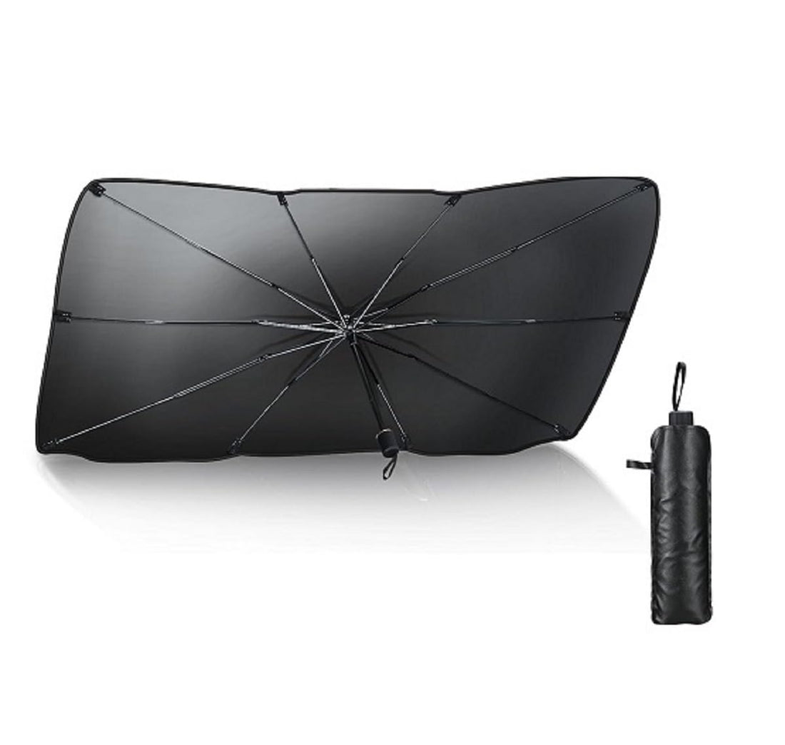 Car Windshield Sun Shade Foldable Sunshade Blocks UV Rays for Car Fits Most Cars Large Size 140cm*75cm