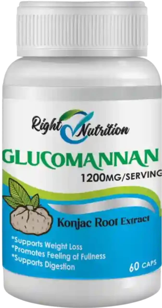Glucomannan 1200MG - 60 Caps