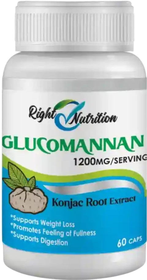 Glucomannan 1200MG - 60 Caps