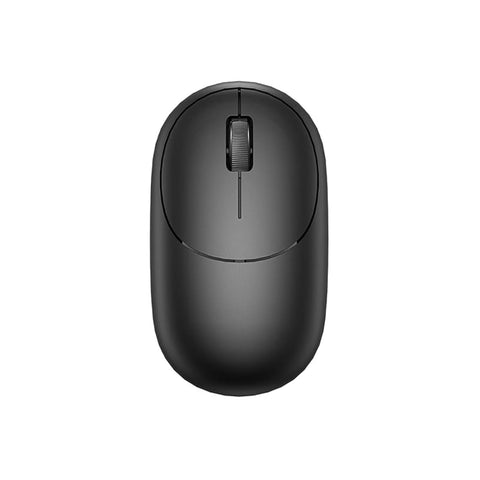 WiWU WM107 Wimice 2.4G Wireless Mouse, Slim & Lightweight Silent Optical Mouse with 450mAh Rechargeable Battery, 1200 DPI Portable Design for Office & Travel – Black | 18 Months Warranty