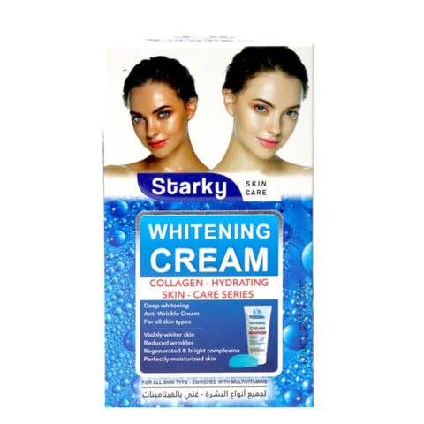 Starky Skin Care Whitening Cream Collagen,Hydrating Skin,Care Series Deep Whitening Anti-Wrinkle Cream For All Skin Types-25ml
