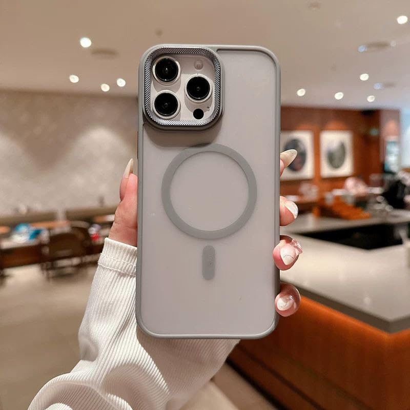 Eco Case for iPhone 16 Pro MaX Case Magnetic Translucent Matte Phone Cases [Compatible with MagSafe] Thin Slim Fit Shockproof Bumper Hard Protective Cover for Women Men Girls