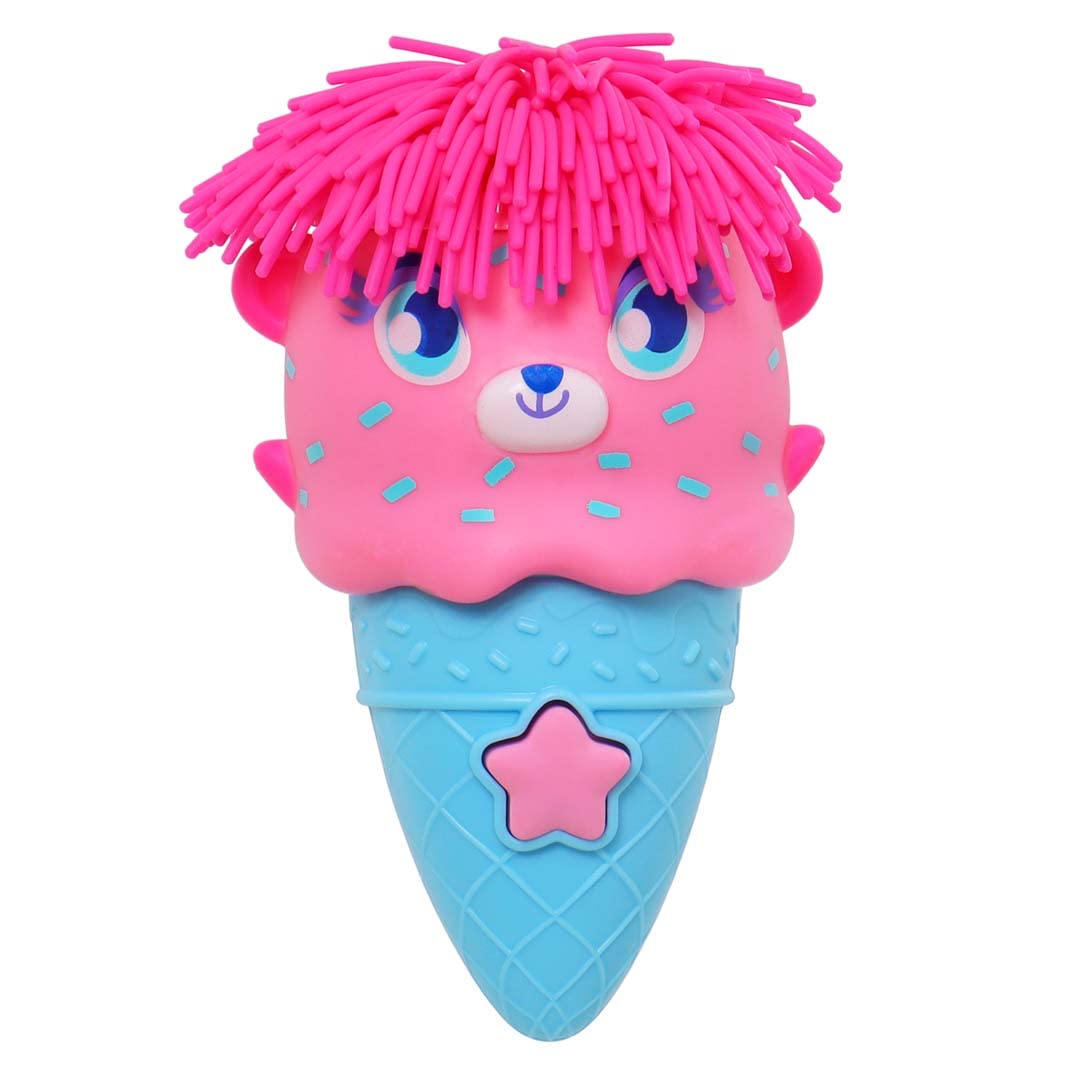 Colourful animal characters with silicone hairstyle, motor skills, sensory skills, from 3 years, colour at random