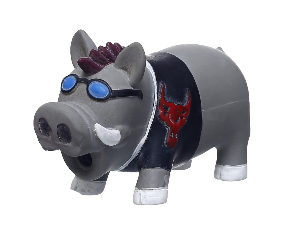 Orgo Latex Plush Squeak Toy For Dogs - Grey