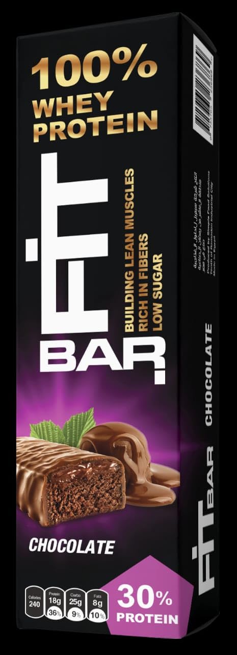 Fit Bar 30% Whey Protein Bar 70 g, Chocolate