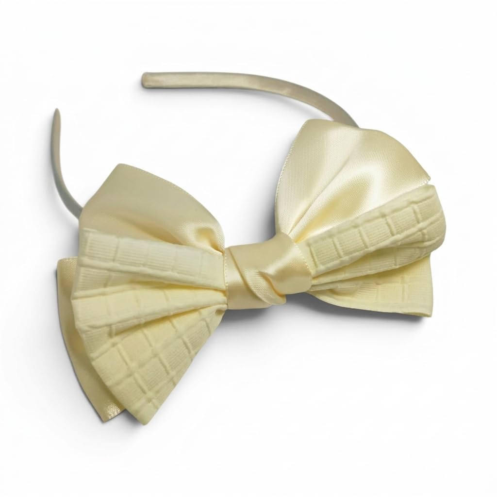 Catch Up Bow Headband for Women and Girls Cute Elegant Bow Hair Band Soft Comfortable Lightweight Non-Slip Daily Wear Fashion Accessory Stylish Feminine Look
