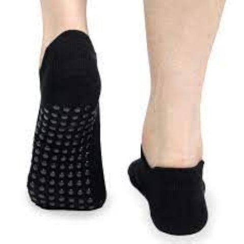 Women's Anti Slip Yoga Socks, Black, One Size, 1 Pair