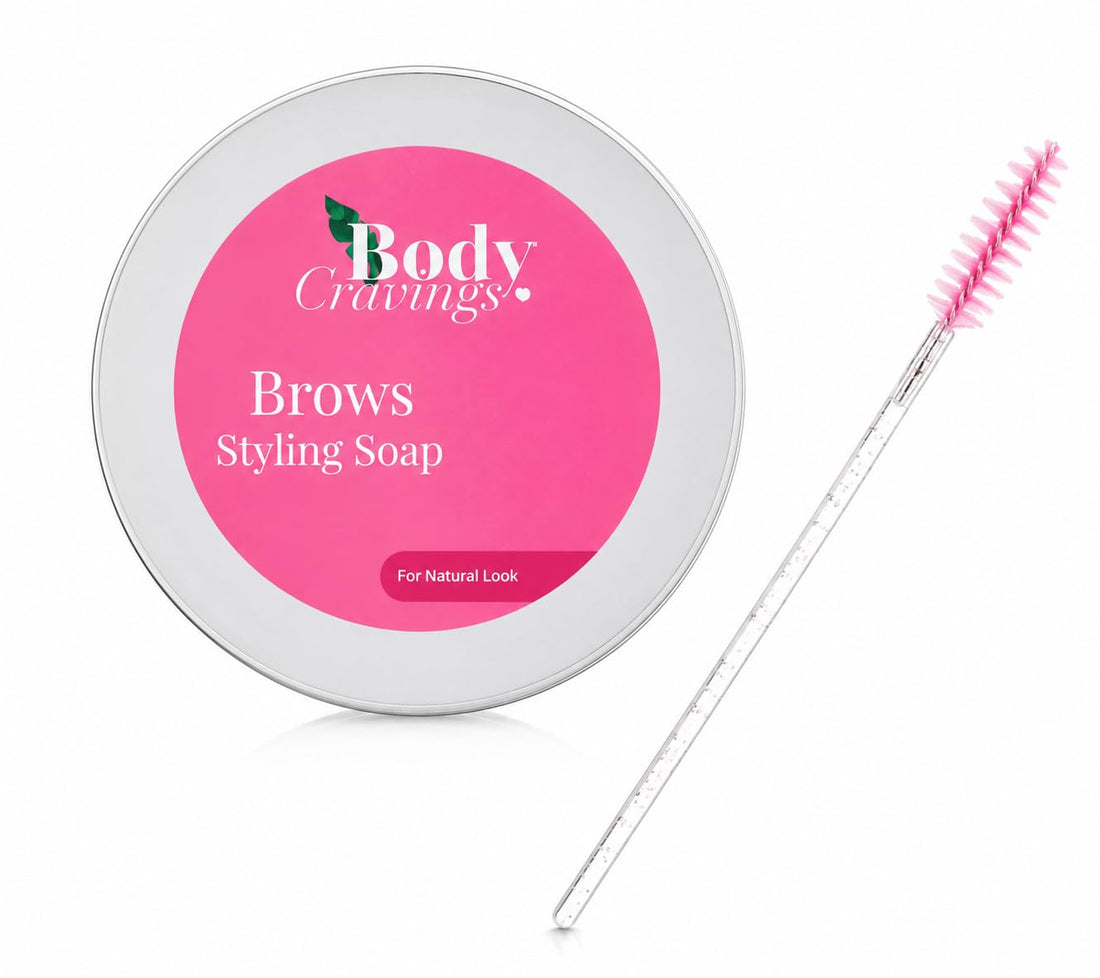 BODY CRAVINGS Transparent Eye Brow Soap 20ml | Long-Lasting Brow Styling Wax | Natural Fluffy Brows & Strong Hold | Eyebrow Shaping Gel for Fuller Laminated Look
