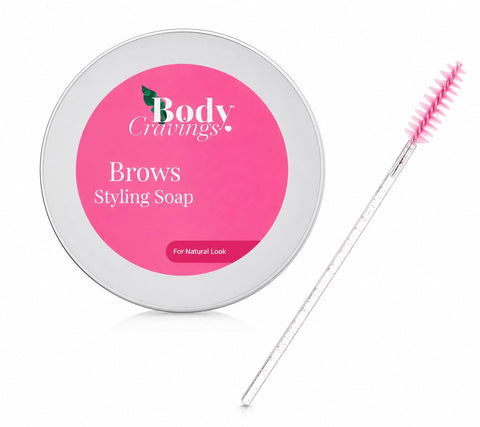 BODY CRAVINGS Transparent Eye Brow Soap 20ml | Long-Lasting Brow Styling Wax | Natural Fluffy Brows & Strong Hold | Eyebrow Shaping Gel for Fuller Laminated Look