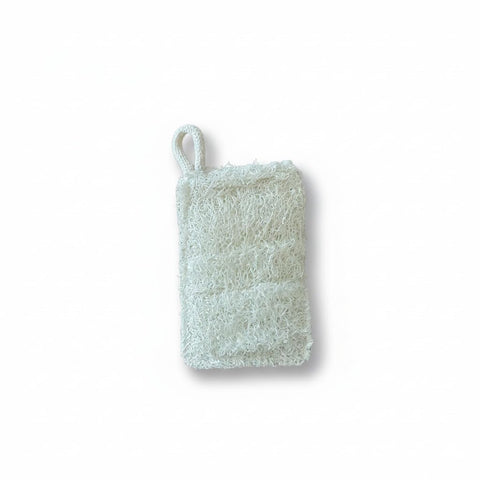 Egyptian natural premium small loofah 8 * 11cm, natural body and face scrubber, skin exfoliator, dead skin remover, shower loofa with rope, eco friendly sponge, cellulite massager.