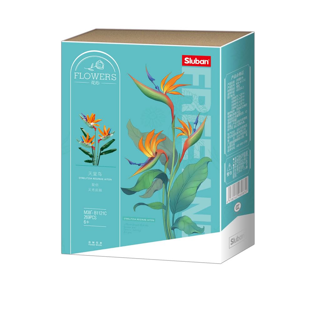 Sluban Flowers-Strelitzia Reginae Aiton 269pcs 12+