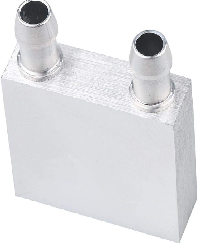 DIY-Kit KEBETEME Liquid Heat Sink System Primary Aluminum Water Cooling Block For PC Laptop CPU (Silver)