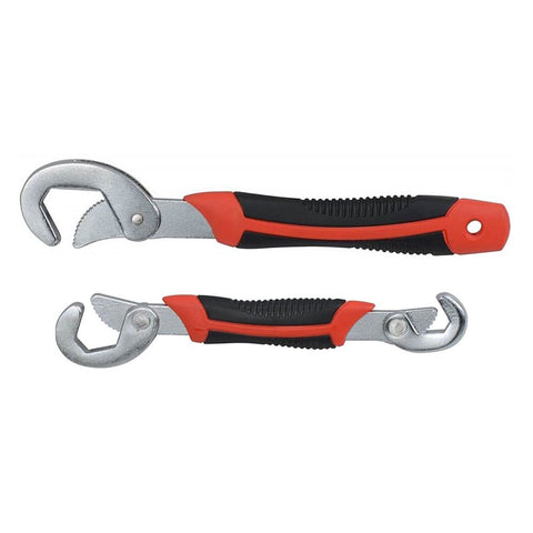 Snap n Grip Adjustable Wrench Spanner Set - 2 Pieces