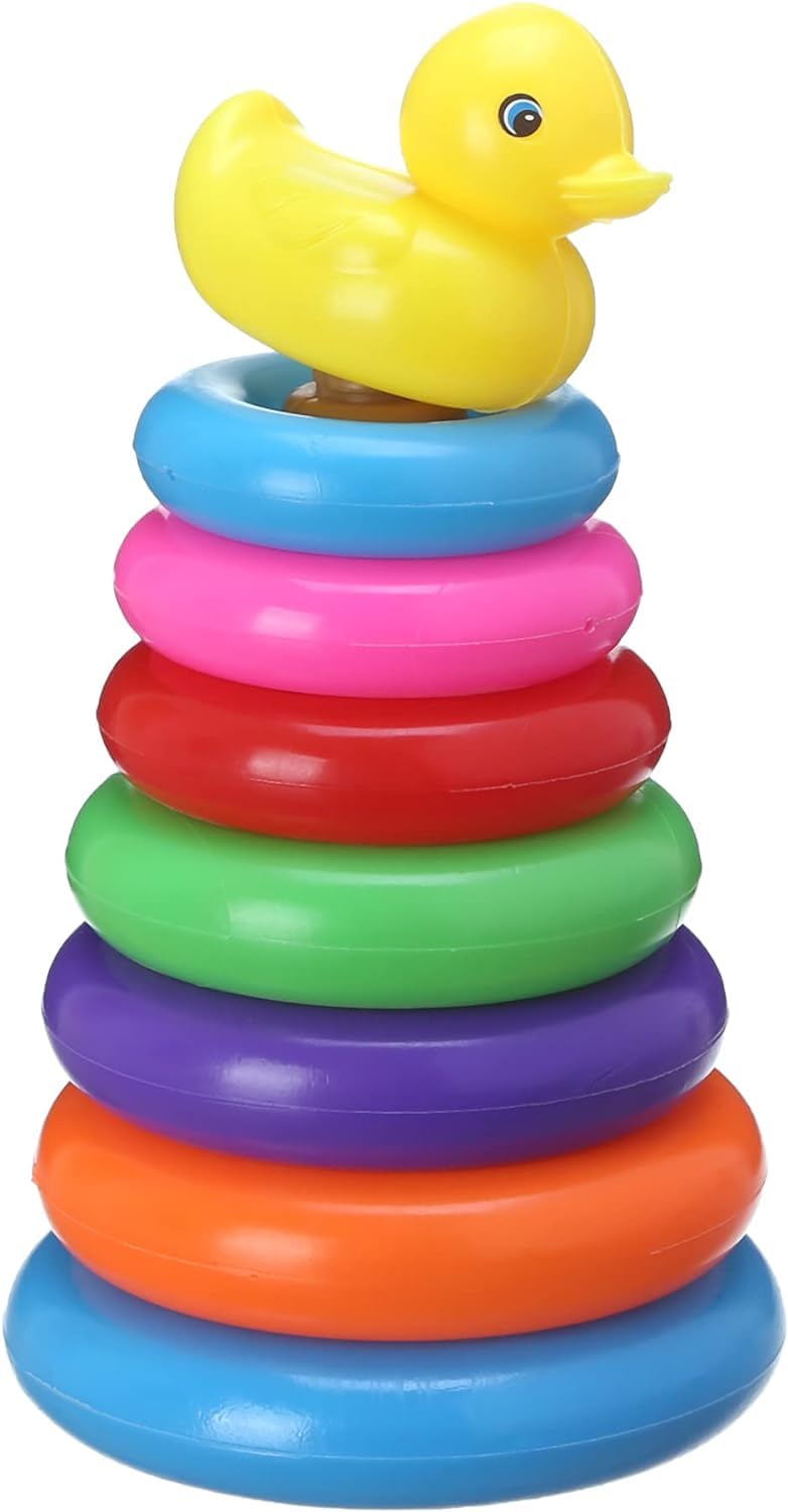 Duck Stack Ring Toy for Kids - Multi Color