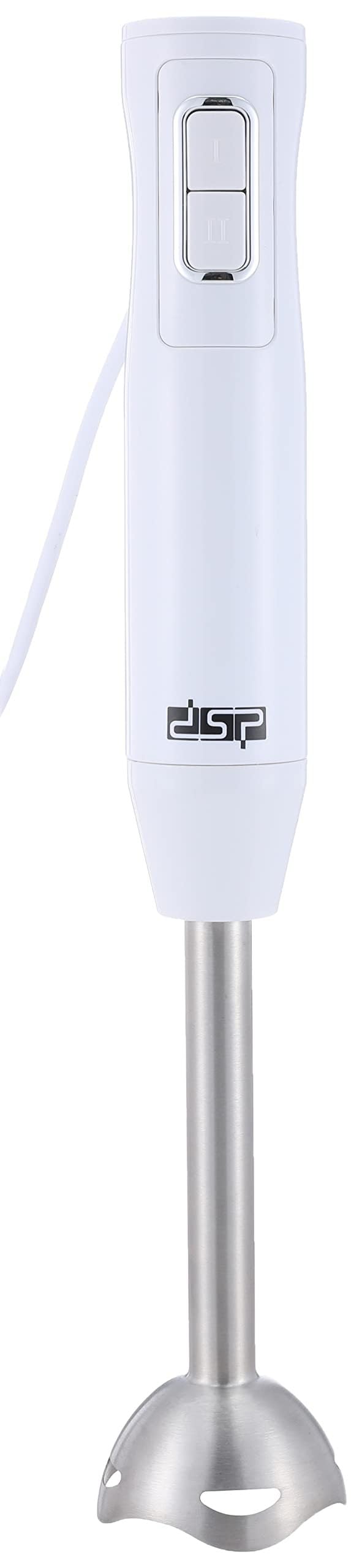 DSP Hand Blender 250W with Two-Speed Adjustment, Full Copper Motor, Detachable Stainless Steel Mixing Rod, and Blade, KM1031