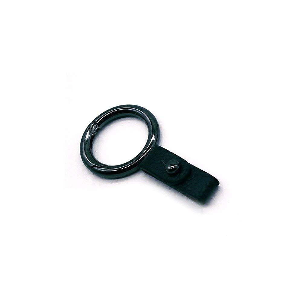 New Car Key Chain Interior Accessories Key Ring Buckle Simple Real Leather Men's Keychain Circle Key Holder for Auto Automotive Care