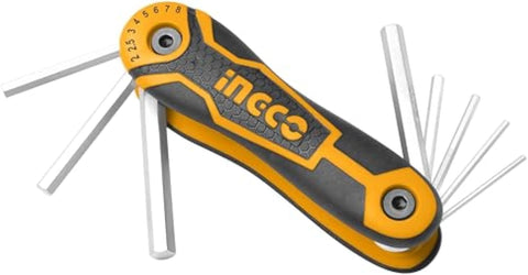 Ingco Set of 8 key hex pocket