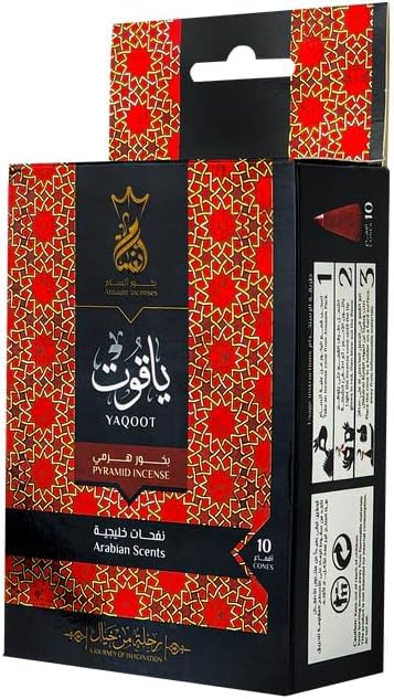 Ansaam Premium Quality Incense Up to 45 Minutes, Ramadan Gift Men Women (Sapphire 10 Cones)