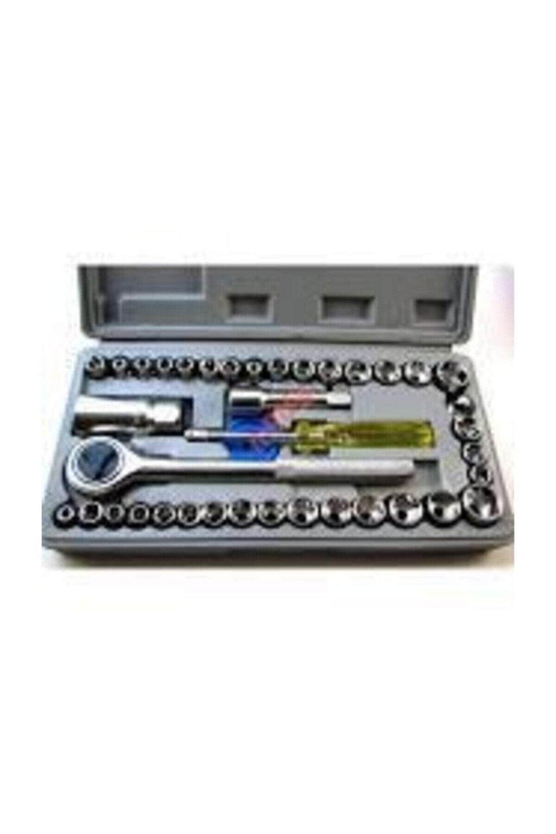 40 Piece Ratcheting Socket Set Wrench Set With Screwdriver Bag
