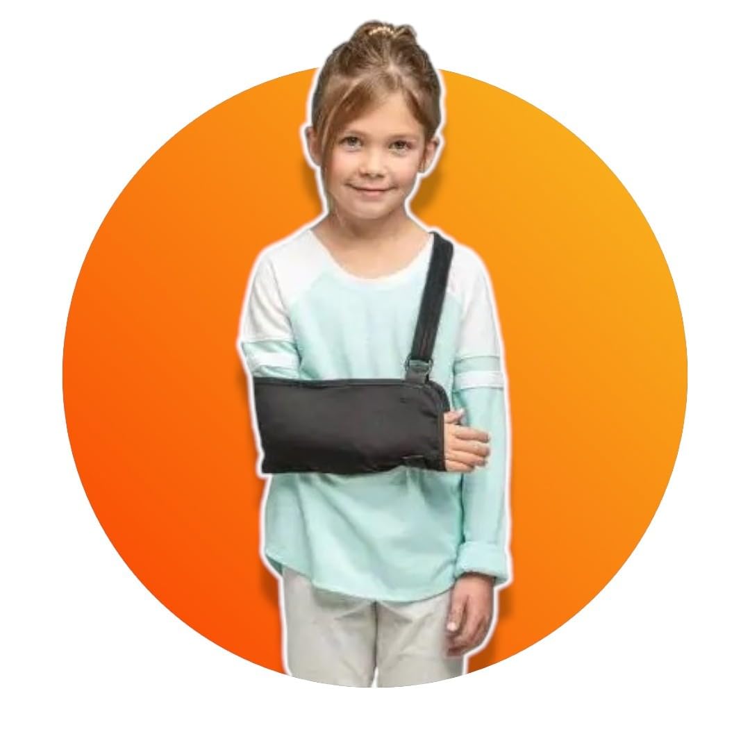 Arm Stand for Kids - Arm and Shoulder Stretching - Post Surgery Casting Support Wrist Injuries and Hands Fractures Sprains - Left or Right - Cotton - Piece 1 (Purple, XXL)