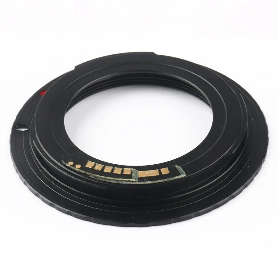 M42 Lenses to EOS EF/EF-s Adapter for Canon Cameras with AF Confirm (With 10.0 AF Confirm Chip)