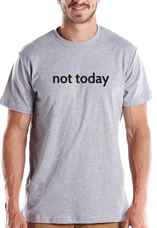 Print Online Men T-Shirt Medium Grey 609-GN0