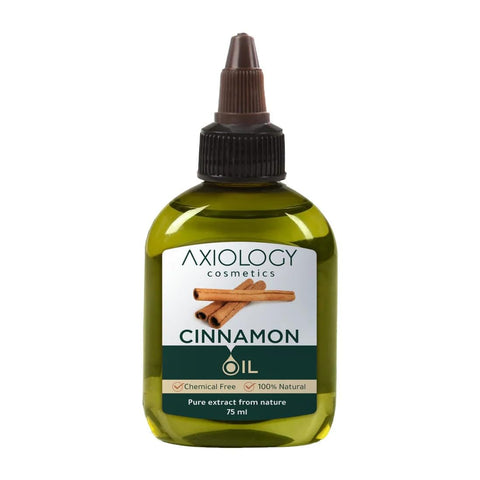 Axiology Cinnamon Oil, 100% Natural Pure Cinnamon Extract, Chemical-Free, 75 ml