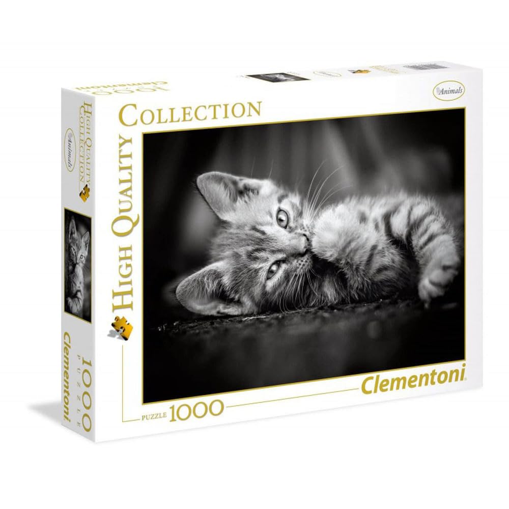 Clementoni 39422 Kitten - Puzzle 1000 Pieces, Skill Game for the Whole Family, Adult Puzzle from 14 Years