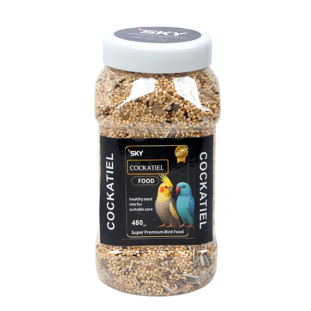 Sky Cocktail Food 450g:Eat Crowan Super Premium Healthy Seed Mix Rich in Vitamins to Support Shiny Feathers and Daily Activity