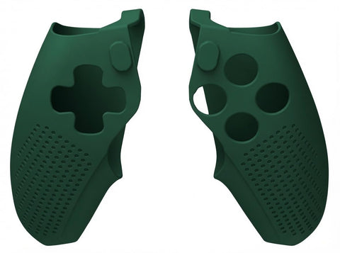 PS5 Silicone Case Cover Compatible with Playstation 5 | Flexible Shockproof Protective Case Cover for Controller Green