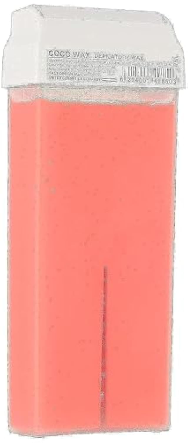 one year warranty_Wax hair removal pink color with rose to remove the hair with all safety and ease 100 ml italy