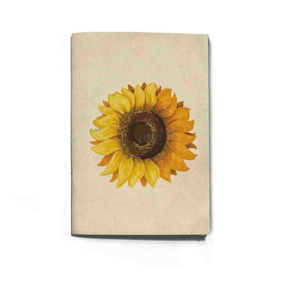 The Inkjection A5 Sketchbook Sunflower 2 Design, 19x13cm, 90G, Yellow
