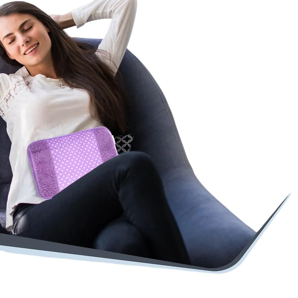 Heating Bag, Hot Water Bags for Pain Relief, Electric Heating Bag, Hot Water Bottle Heating Bag, Electric Hot Water Bag, Pain Relief Heating Pad Random Shape Selection (Pink)