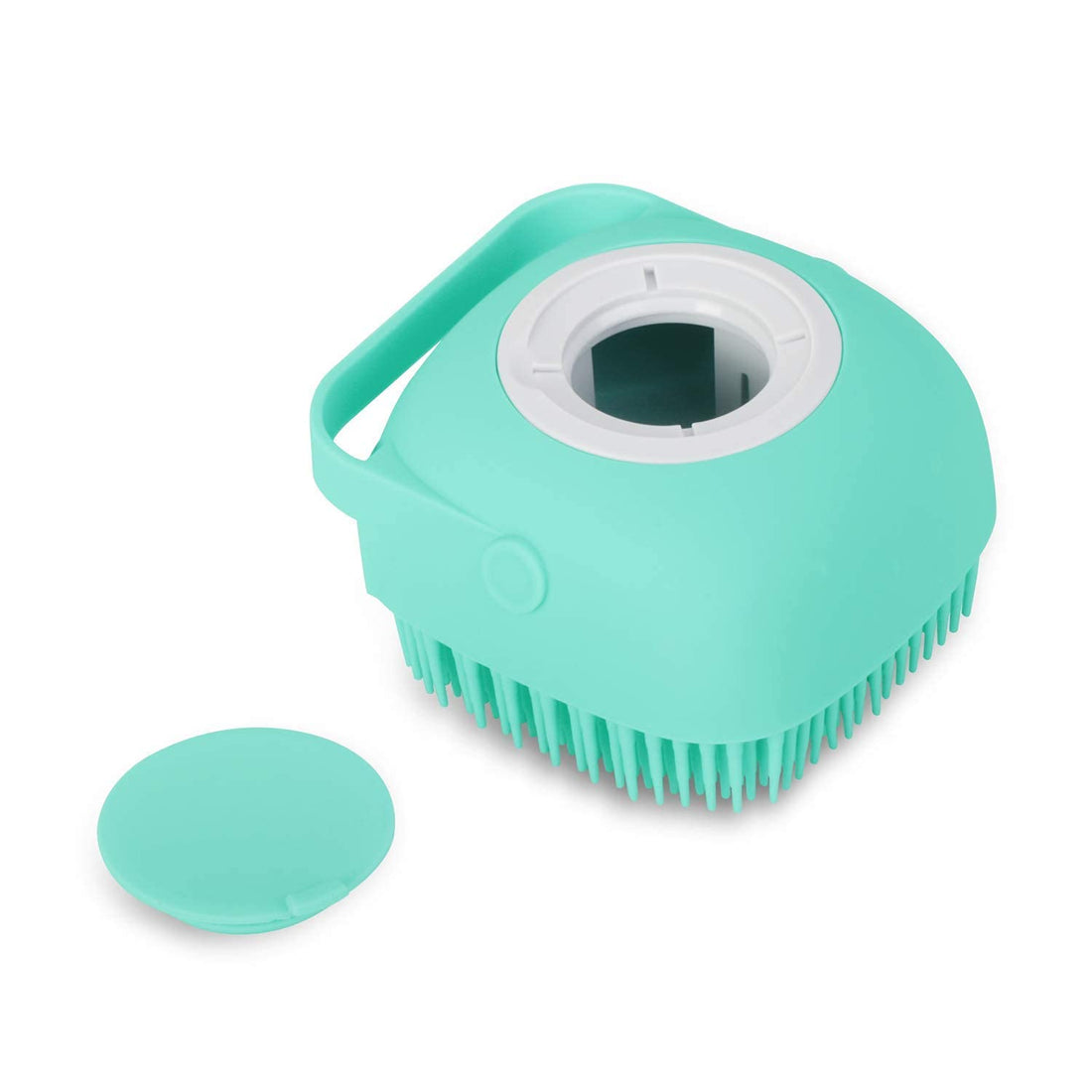 Silicone Massage Both body scrubber, Shower Exfoliating Bath Shower Cleaning Brush for Women,Men, kids Sensitive Dry Skin small size silicone bath loofah brush with soap dispenser