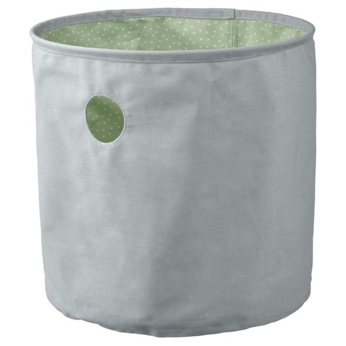Digital Shoppy LEN Storage bag, dotted green/light grey