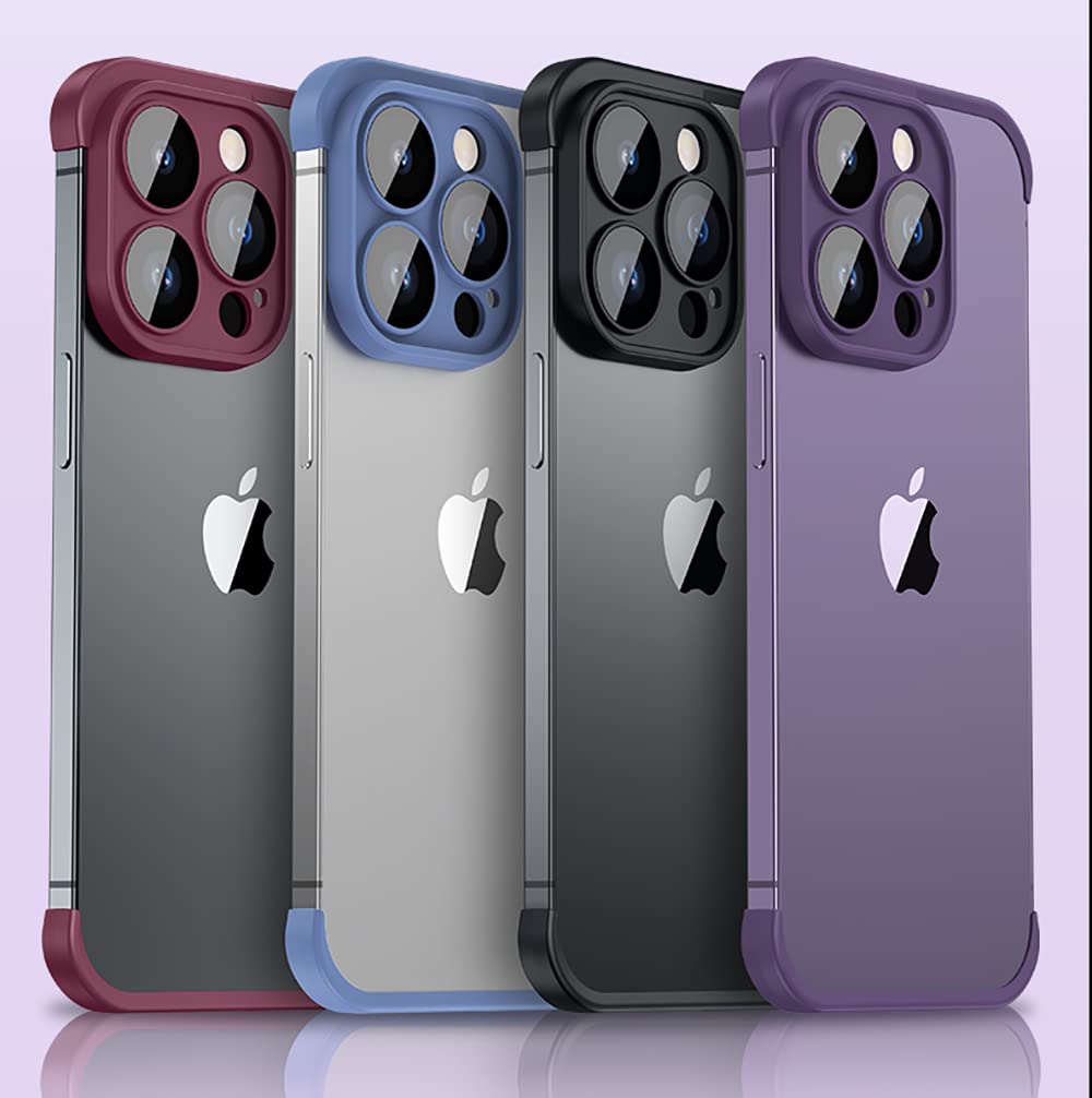 iPhone 14 Pro Max Case Bumper Camera Cover - iphone 14 pro max (Camellia Red)