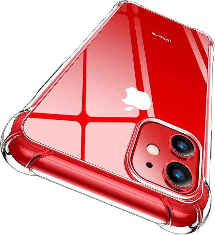 Defender Gel Case for iPhone 11 (6.1"), Super Protection Clear Transparent TPU Cover, Anti-Burst and Shockproof
