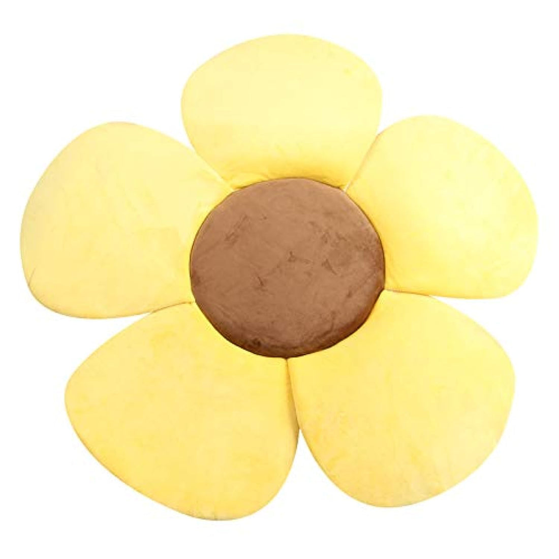 Moro Moro 3 Baby Bathtub Pad, Newborn Foldable Soft Baby Blooming Flower Petal Shape Bathtub Pad, Baby Bath Cushion, Baby Bath Support Lounger, Infant Bathtub Mat (Yellow)