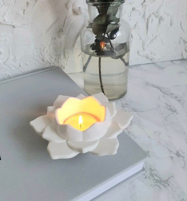 Lotus Flower Shape Decorative Candle Holder