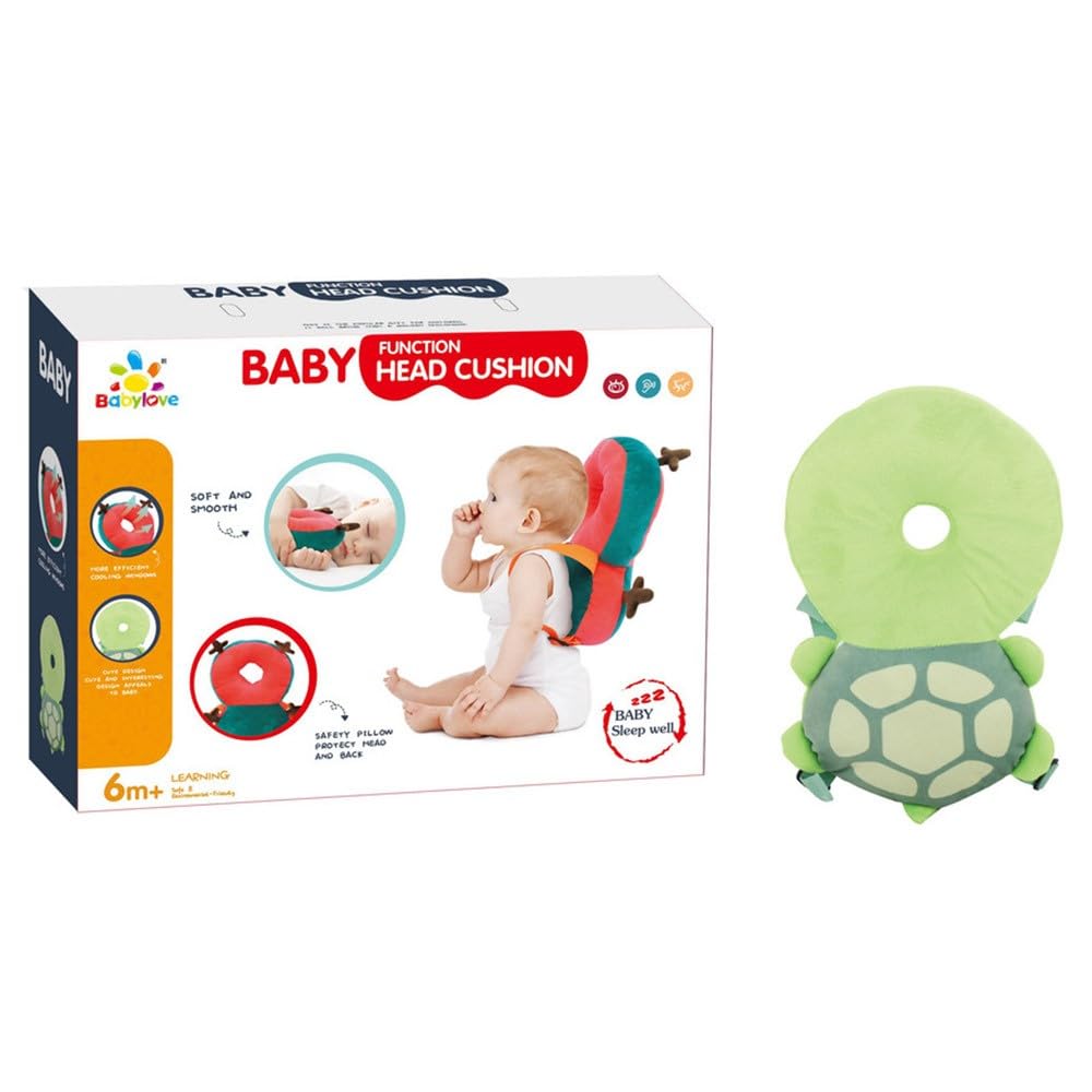 Baby Head Cushion Baby Head and Back Protection Safety Pillow, Other, Multi Shape (Turtle)