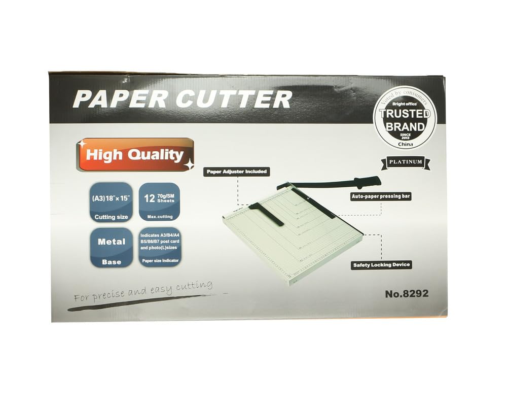 3A Manual Paper Shredder A3 - White 8292
